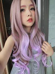 Tattoos And Pastel Lilac Hair Hair Color Asian Lavender Hair