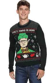 Whether you're attending an ugly sweater contest or just going to your family christmas dinner, you should definitely check out our wide variety of sweaters to choose from. Parity Dwight Schrute Christmas Sweater Up To 69 Off