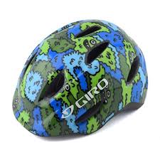 Giro Scamp Mips Helmet Kids Blue Green Creature Camo Xs