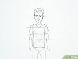Draw the face and hair details. How To Draw A Boy 5 Steps With Pictures Wikihow