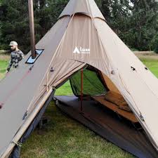 Megahorn Xl Tipi 8p Wood Stove Tent In 2020 Tent Cold Weather Camping Outfitter Tent