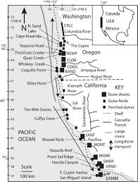 widespread evidence of terminated marine transgressive sand