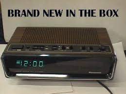 Panasonic Rc 95 Am Fm Digital Clock Radio Jack Berg Sales