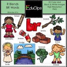 Black And White Bricks Clip Art R Blends Br Words Clip Art Bundle Educlips Clipart Art Bundle Clip Art Words