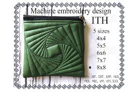 Download Zippered Bag In The Hoop Creative Fabrica SVG Cut Files