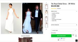 A source told vanity fair that she's expected to change into a new dress for the reception. Fashion Nova Selling Meghan Markle Look A Like Dress