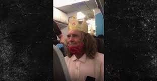 Man Wearing Burger King Crown Cops Airline Ban Following Racist Tirade Travel Weekly