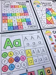 Alphabet Worksheets For Kindergarten And Preschool Get Your Students Practicing All Things Relat Alphabet Worksheets Alphabet Worksheets Kindergarten Alphabet