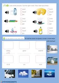 States Of Matter Interactive Worksheet In 2020 States Of Matter Matter Worksheets States Of Matter Worksheet