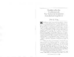 Ein tier oder doch nur ein jäger? Pdf Erzahler In Brechts Kreidekreisstuck Eine Analyse Der Montierten Theatralischen Perspektiven Peter Yang Academia Edu