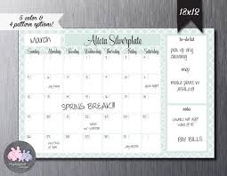 Perpetual Dry Erase Magnetic Personalized Family Calendar Dry Erase Calendar For Fridge Or Wall Custom C Dry Erase Calendar Custom Calendar Family Calendar