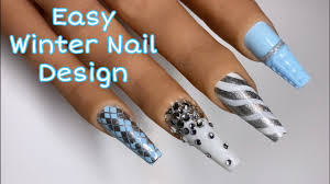 Think bronze, burnt orange, yellow and red hues. Easy Winter Nail Design Easy Press On Nail Art With Gel Polish Youtube