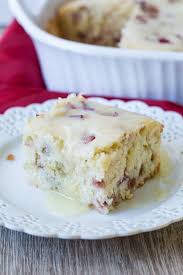 Old Fashioned Rhubarb Cake With Butter Sauce This Rhubarb Cake Is Made In A 9 X 13 Pan And Is A Perfect E Rhubarb Desserts Easy Baking Recipes Rhubarb Recipes