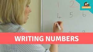 You can put as many noughts in front of a number without changing the value of that number Writing Numbers From 1 10 For Kids How To Write Numbers Youtube