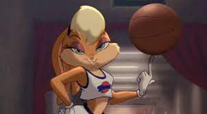 Space jam threw lola into the mix, with bugs even getting a peck on the lips for his troubles. Lola Bunny Wikipedia