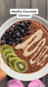 Healthy Chocolate Oatmeal Chiara Gesundesessen Gesunde Desserts Gesundes Essen Gesund Kochen Rezepte