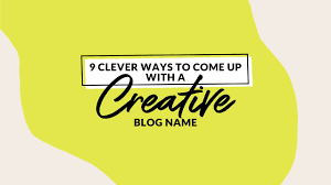 Most online blog name generators will ask you for a keyword and then present you with a list of relevant domain names that are available. 9 Clever Ways To Come Up With A Creative Blog Name