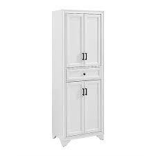 Food pantry cabinet white kitchen storage narrow laundry small spaces 16 inches. White Tara Pantry Cabinet Kirklands