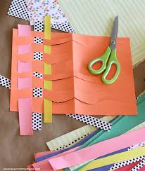 Wavy Paper Weaving Craft for Kids