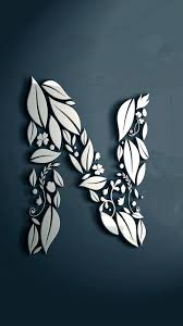 Tons of awesome stylish alphabet n wallpapers to download for free. N Letter Creative Design Wallpaper Download Mobcup