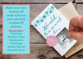 With 5 popular sizes to choose from, you're bound to find the perfect fit for your scratch off promotion. Jumbo Scratch Off Stickers Diy Scratch Off Cards