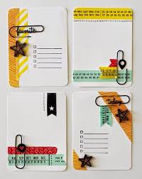 Create cards faster using a spreadsheet, or download backups to repurpose elsewhere. Tutorial Friday By Adrienne Project Life Scrapbook Scrapbooking Projects Journal Cards