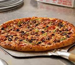 Extravaganzza Pizza Pepperoni Ham Italian Sausage Beef Fresh Onions Fresh Green Peppers Fresh Mushrooms And Black Oli Dominos Pizza Pizza Burgers Pizza