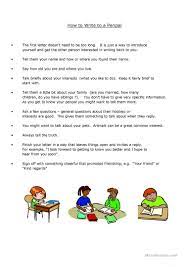 Thousands of caring people have already connected with older adults through thoughtful letters. How To Write A Penpal Letter English Esl Worksheets For Distance Learning And Physical Classrooms