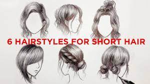 How To Draw Short Hair For Girls (6 Ways) - Youtube