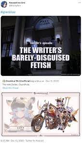 The Writer's Barely-Disguised Fetish | Know Your Meme