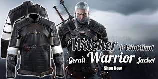 Witcher 3 Wild Hunt Geralt Warrior Jacket Warriors Jacket Warrior Witcher 3 Wild Hunt
