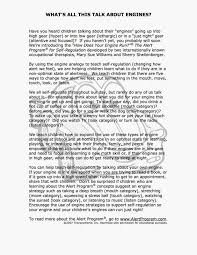 Miss Melissa S Speech How Does Your Engine Run Alert Program Engineering Emotional Regulation