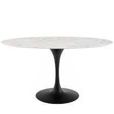 Maybe you would like to learn more about one of these? Lippa 60 Oval Artificial Marble Dining Table In Black White Lexmod