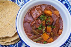Mole Amarillo De Res Beef Mole Hispanic Kitchen Recipe Mexican Food Recipes Recipes Quick Delicious Meals