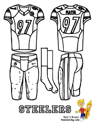 The pittsburgh steelers colors are black, gold and white. Pittsburgh Steelers Coloring Pages Coloring Home
