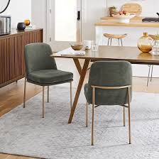 Jack Metal Frame Dining Chair Set Of 2 In 2020 Velvet Dining Chairs Dining Chairs Dining Chair Set
