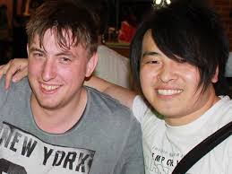 Toasting great friends, gorgeous outfits