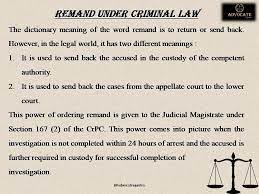 Remands are very common at the bva, with over 40% of all decisions being remands. Advocacy Quotes Remand Under Crpc Types Of Remand Facebook
