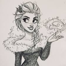 Maureen Narro On Instagram Feliz Navidad Disney Art Drawings Cartoon Art Styles Cute Drawings