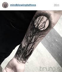Forest Tattoo Jovens Tatuados Tatuagem No Pescoco Masculino Tatuagem