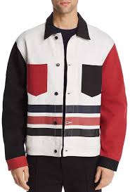 Wesc Calypso Color Block Denim Jacket In 2019 Denim Jacket