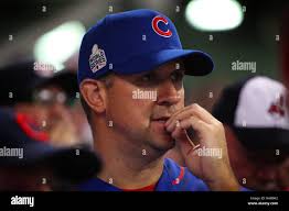 Cubs 2016 progressive field game 7 hi-res stock photography and images