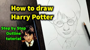 Maybe you would like to learn more about one of these? How To Draw Harry Potter Step By Step Full Sketch Outline Tutorial For Beginners Youtube