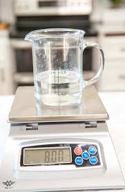 Using the density of water, you can calculate the weight of 1 cup of water as 8.3214 ounces, not 8 ounces exactly. How To Use A Digital Kitchen Scale For Baking Sugar Geek Show