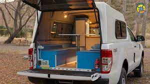 Truck campers are made to fit either a short bed or a long bed, or both trucks. Ford Ranger T6 2015 Small Pickup Truck Camper For Two People Inside Tour Description Youtube