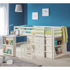 We pride ourselves on our superb range of midsleepers for kids. Wood Mid Sleeper Bed Storage Roxy Stone White 3ft Single With 4 Mattress Options Ebay