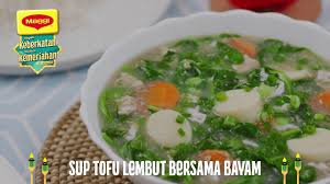 Kenapa saya buat jadi keras dan mengapa jadi cair tak menjadi walaupun simple? Sup Tofu Lembut Bersama Bayam Youtube