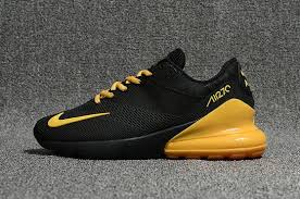 New 2018 Nike Air Max 270 Elite Kpu Black Yellow Nike Shoes Air Max Nike Air Max Nike Air Max For Women