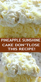 Dip the lady fingers into the milk just long enough to get them wet. Pineapple Sunshine Cake Don T Lose This Recipe Dessert Recipes Desserts Recipes