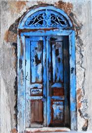 Une Porte Bleue Tres Abimee Creation Vm D Apres Une Image Reelle Du Net Porte Bleue Porte Fenetre Fenetre